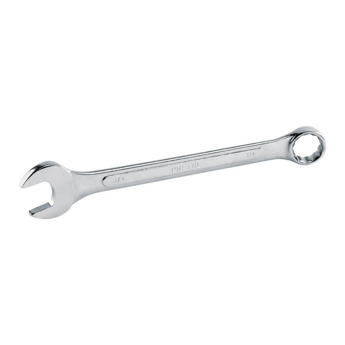 LLAVE COMBINADA DE 3/4" SATINADA