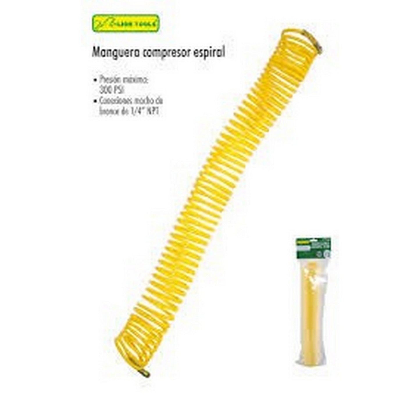 MANGUERA AIRE NEUM. ESPIRAL 1/4" x 15 mt