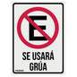 LETRERO SEÑALIZACION "NO ESTACIONARSE"