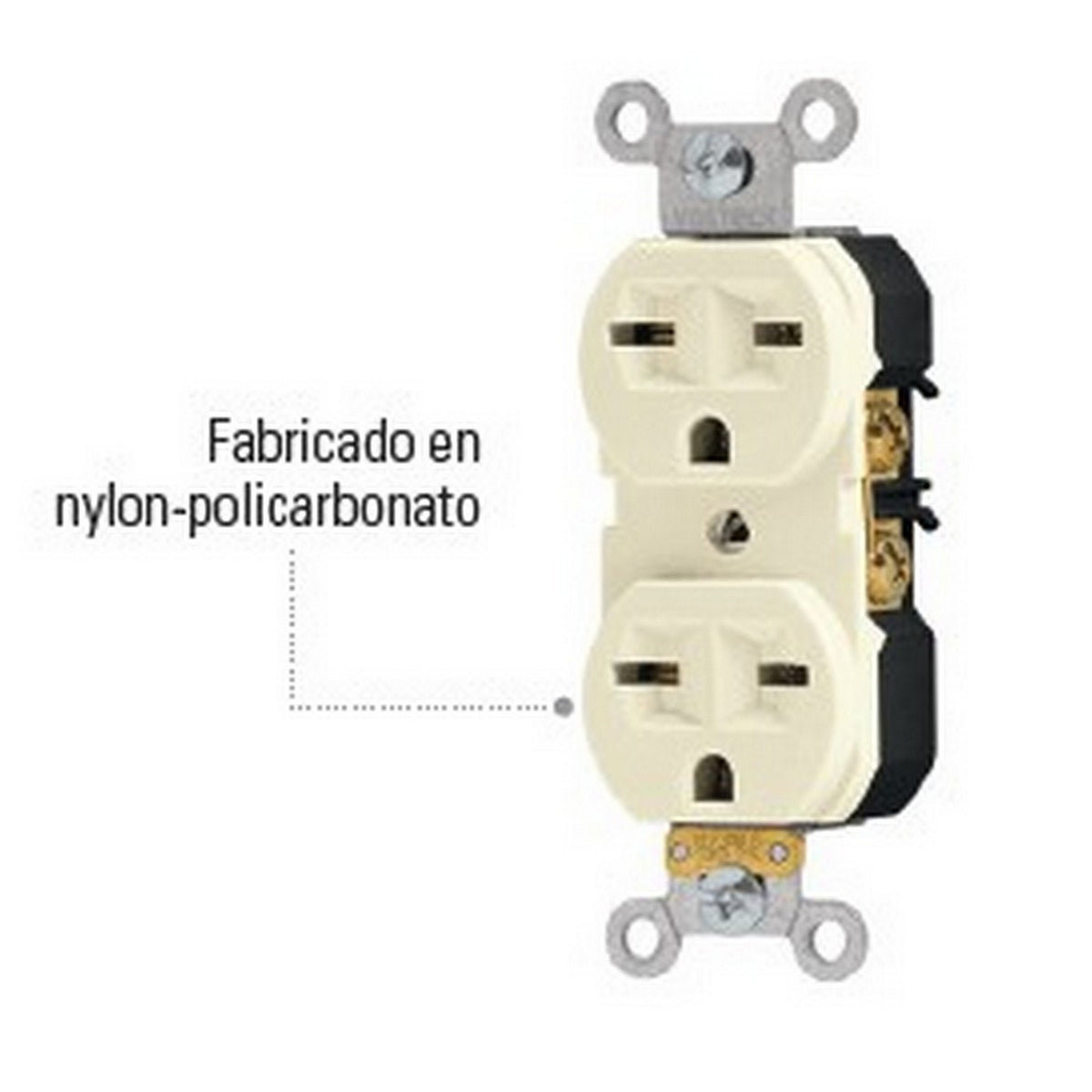 CONTACTO DOBLE CARA CHINO CON TOMA