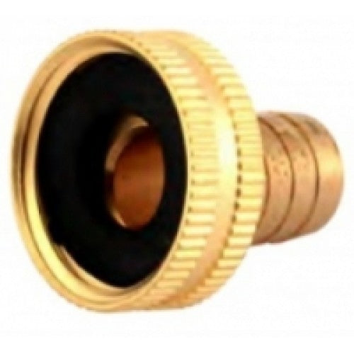 CONEXION DE LATON P/MANGUERA 3/4" HEMBRA