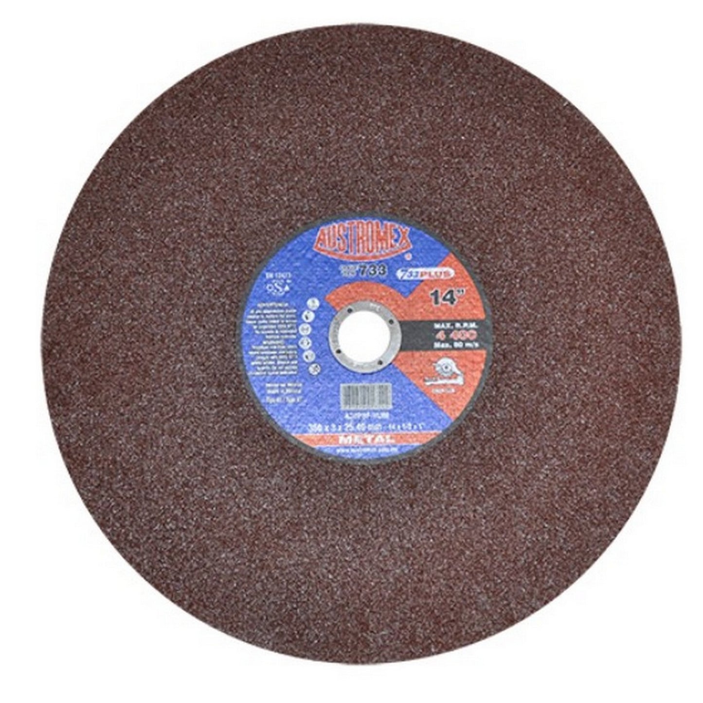DISCO CORTE METAL SOLIDO 14" #733