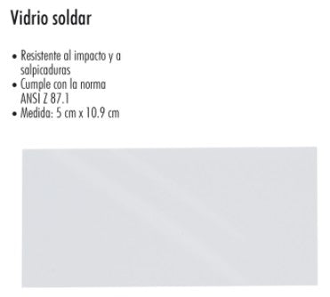 VIDRIO PARA SOLDAR CLARO