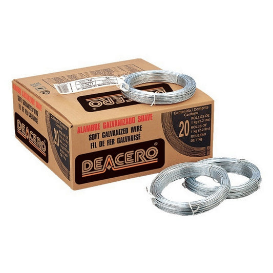 ALAMBRE GALV. SUAVE CAL. 20 ROLLO 1 kg