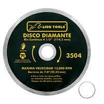DISCO DIAMANTE 4-1/2" RIN CONTINUO